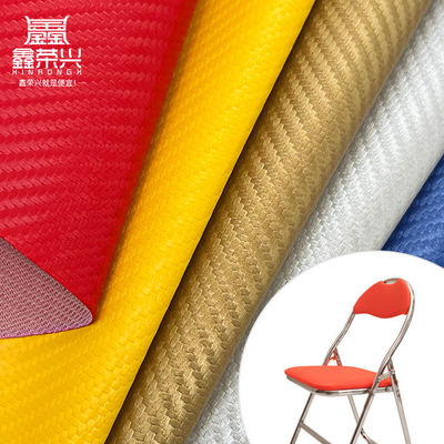 밝은 색상의 인조 탄소 섬유 입자 합성 가죽 PVC 인조 가죽 신발 쿠션 자동차 내부 장식용 직물