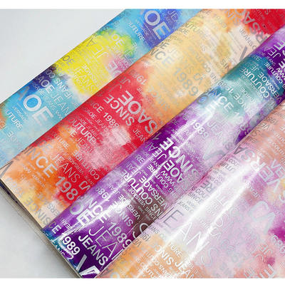 PU 레인보우 레터 프린트 매거진 디자인 합성 가죽 방수 인조 가죽 가방 수하물 화장품 가구/소파용