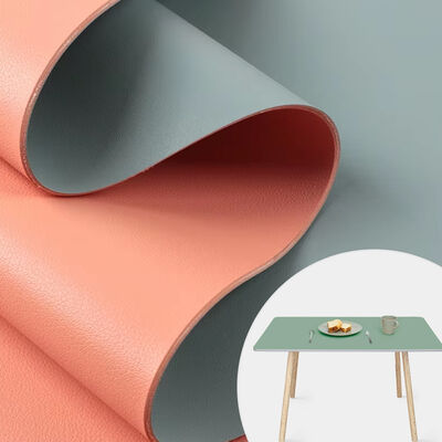 ECO 160cm 넓은 PVC 소피 패턴 이중 얼굴 다른 색상 인공 합성 가죽 신발 테이블 매트 및 가방 천