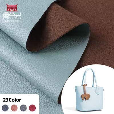 Semi PU Leatherite Tech Cloth Breathable Big Litchi Grain Synthetic Leather for Sofa Chair 자동차 좌석 벨트 가짜 가죽 직물