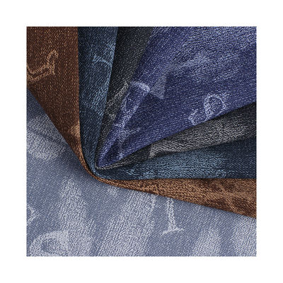 세척 된 젠임 PU 가죽 환경 친화적 인 엠보스 된 가벼운 가짜 가죽