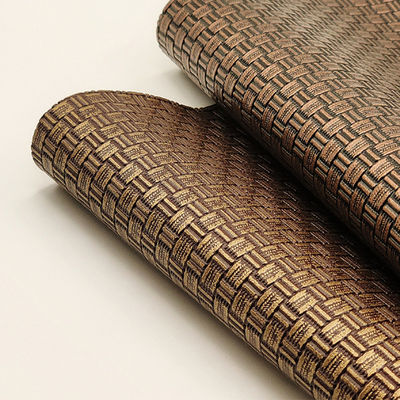 포장 가방 가짜 가죽 프로젝트 PVC 넥타이 고대 청동 직물