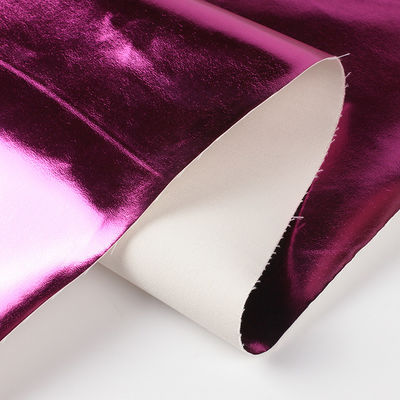 0.5mm 레이저 그래브 PU 가죽 친환경 금속 반짝이는 PU 가죽