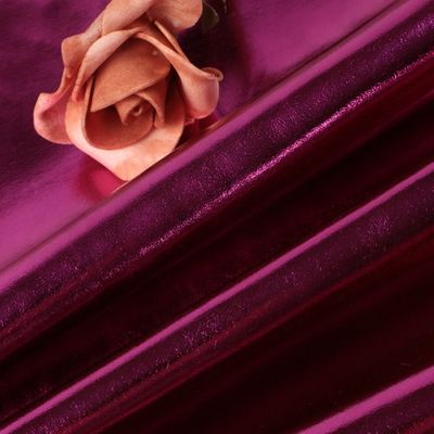 0.5mm 레이저 그래브 PU 가죽 친환경 금속 반짝이는 PU 가죽