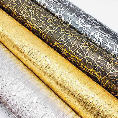 상자 포장 가죽 골든 시리즈 부각 된 PVC 가죽 직물