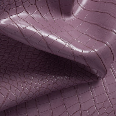 핸드백 악어 반 PU 가죽 천 1.2mm 두께 맞춤