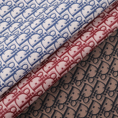 인쇄 된 편지 PVC 가짜 가죽 가방 가방 지갑 전화 케이스 패키지 상자 가죽 천