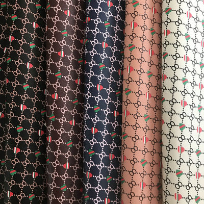 인쇄된 심장 모양 번호 8 PVC 가짜 가죽 가방 지갑 전화 케이스 패키지 상자 가죽 천