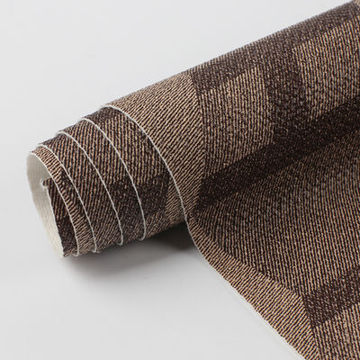 PVC 인공 가죽 직물 레트로 인쇄 핸드백 정품 모방 가죽