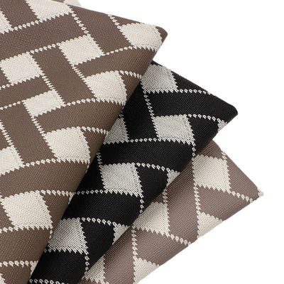 크로스 패턴 PVC 가죽 가방 장식 인쇄 가죽 직물 사용자 정의