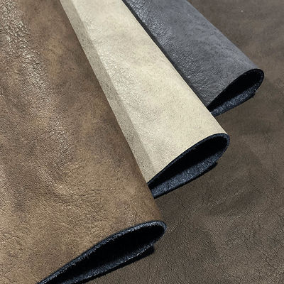 신발을 위한 시뮬레이션 된 PU 마이크로 섬유 가죽 레트로 화상 껍질 패턴