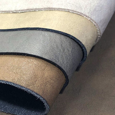 신발을 위한 시뮬레이션 된 PU 마이크로 섬유 가죽 레트로 화상 껍질 패턴