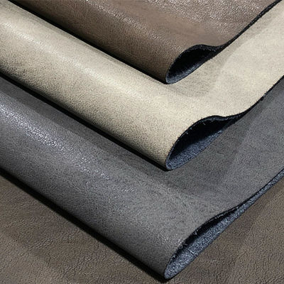 신발을 위한 시뮬레이션 된 PU 마이크로 섬유 가죽 레트로 화상 껍질 패턴