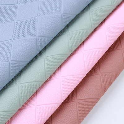 1.1mm 자동차 바닥 매트 가죽 다이아몬드 엠보스 된 PVC 바닥 가죽