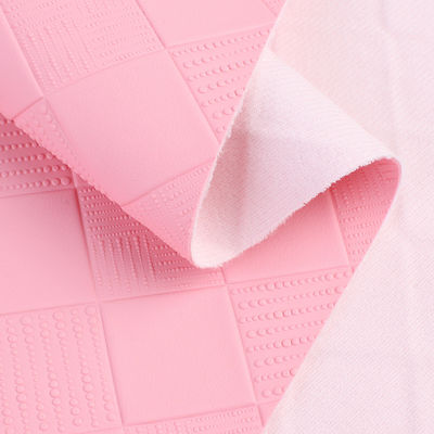 가방을 위한 PVC 가죽 직물 다채로운 큰 플레이드 PVC 모방 가죽 사용자 정의