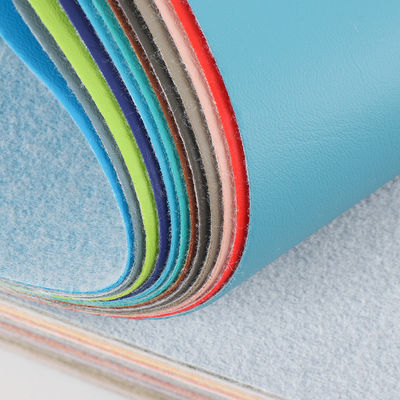 0.8mm 두께 얇게 깎은 빗질 된 천으로 뒷받침 된 PVC 가죽 가구 가구 가구 음악 악기