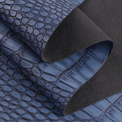 부츠용 부각형 마이크로 섬유 가죽 1.2mm 우아성 악어 패턴 가죽