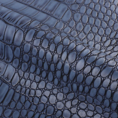 부츠용 부각형 마이크로 섬유 가죽 1.2mm 우아성 악어 패턴 가죽