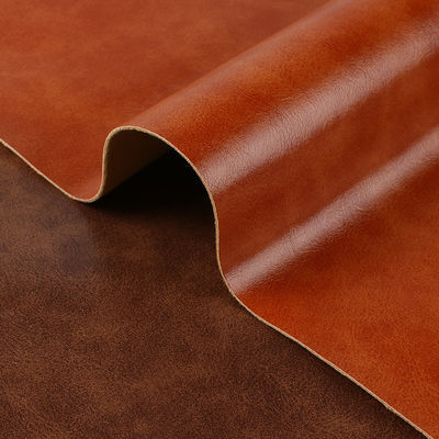 오일 백스 엠보스 된 PU 신발 가죽 가짜 붓  텍스처 친환경