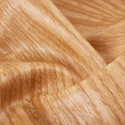 인쇄 된 목재 곡물 PVC 가짜 인위 가죽 직물 자동차 장식 재료