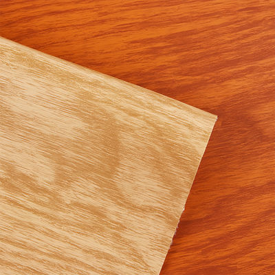 인쇄 된 목재 곡물 PVC 가짜 인위 가죽 직물 자동차 장식 재료