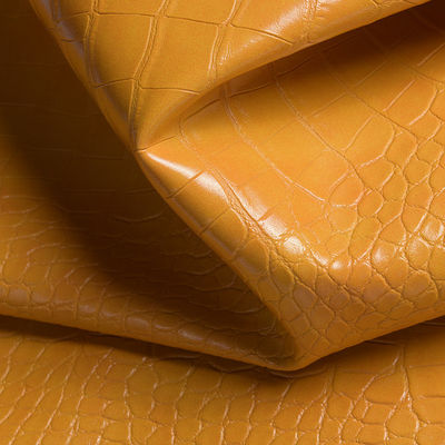 크로코다일 엠보스 된 PVC 핸드백 장식 보석 상자 포장 PVC 가짜 가죽 천