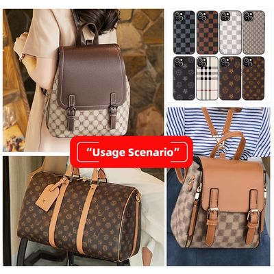 소매 인쇄 된 PVC 가짜 가죽 가방, 전화 케이스 및 테이블 매트