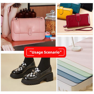 PVC 1.8mm 두께 사각 패턴 인조 가죽 가방, 테이블 매트, 신발, 지갑, 장식, 벨트 인조 가죽