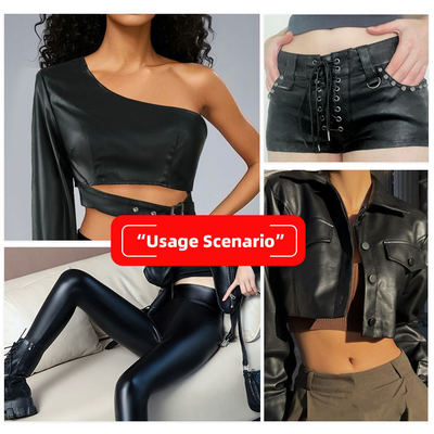 PVC 양가죽 질감 인조 가죽 스트레치 암막 방수