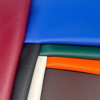 공장 소매 PVC 0.6mm 리치 텍스처 가짜 가죽 자동차 좌석 가방 발 장식용 인위 합성 가죽