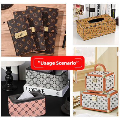 가방 포장 노트북 폰 케이스 인조 가죽용 PVC 네 잎 클로버 프린트 스타일 인조 인조 가죽