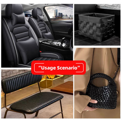 PVC 직조 패턴 합성 가죽 엠보싱 인조 가죽 소재 (신발, 가방, 가구, 공예, 소파, 야외용)