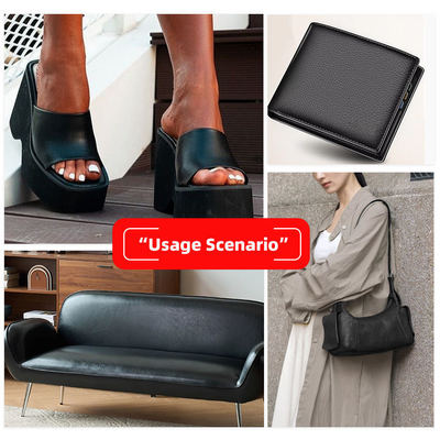 도매 듀얼 브러쉬 백 PVC 다양한 엠보스 패턴 인위 합성 가죽 가방 소파 가짜 가죽 재료