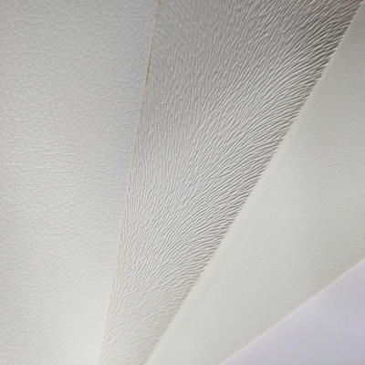 PVC 화이트 엠보스 디지털 인쇄 가방 노트북 전화 셸 테이블 매트 가짜 가죽 천