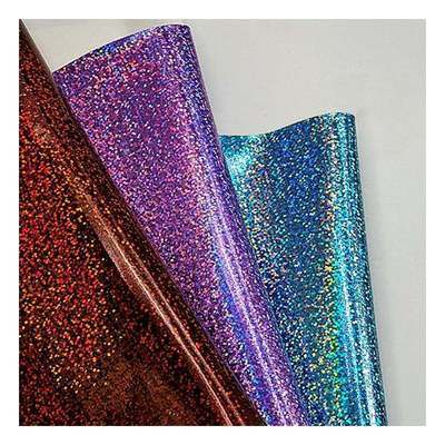 PU 홀로그램 미러 가죽 빅 글라스 패턴 그레인 미러 합성 인조 가죽 신발 화장품 케이스 핸드백 가죽 원단