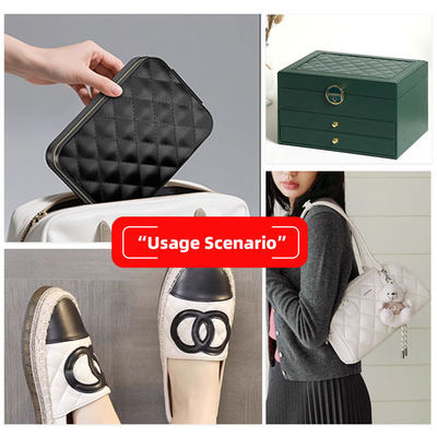 1.8mm 두꺼운 PVC embroidery-embossed 스트라이프 합성 가짜 가죽 방수 가방 테이블 매트 신발 지갑 장식 벨트 소파