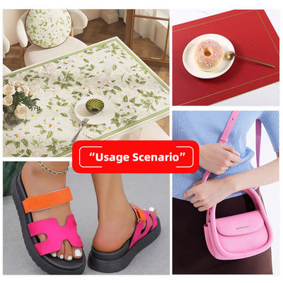 가방 신발 가구용 세미 PU 양면 인조 가죽 1.5mm 두께