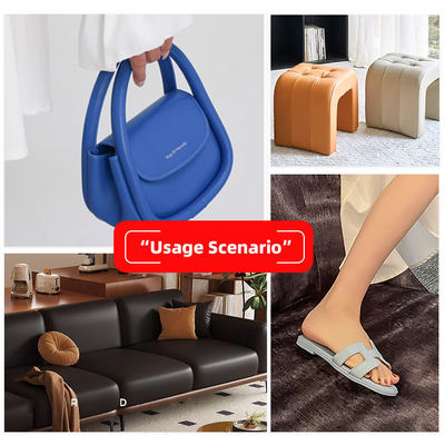 PVC DE7 나파 곡물 인위 가죽 가구 54 인치 너비