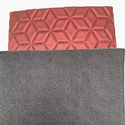 맞춤형 PVC 다이아몬드 자수 퀼팅 펄 합성 가죽 바늘 펀칭 폼 자동차 시트 커버 소파 인조 가죽 원단