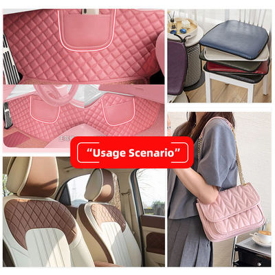 PVC 모조 자수 마름모 인조 합성 가죽, 자동차 발, 자동차 시트, 소파 장식, 가방, 인조 가죽