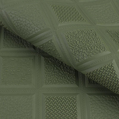 PVC 미끄럼 방지 마름모꼴 엠보싱 스타일 인조 합성 가죽 - 자동차 발, 자동차 시트, 소파 장식, 가방, 인조 가죽