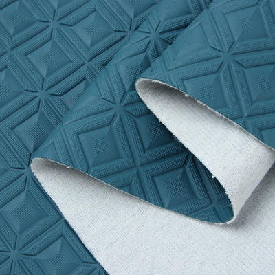 PVC 다이아몬드 롬버스 엠보스 스타일 자동차 발용 인공 합성 가죽 자동차 좌석 소파 장식 가방 가짜 가죽 천