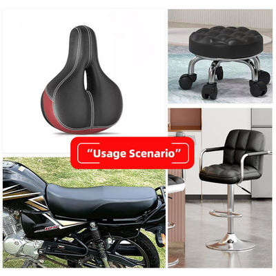 엠보스 된 PVC 0.7/0.9mm 합성 가죽 4 차원 스트레칭