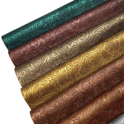 PVC 꽃 패턴 인공 합성 가죽 지갑 상자 신발 Ntoebook 가짜 가죽 천