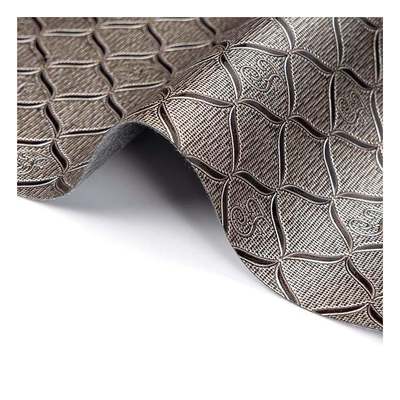 포트 도매 PVC 밝은 기하학적 패턴 인공 합성 가죽 포장 지갑 상자 노트북 가짜 가죽 천