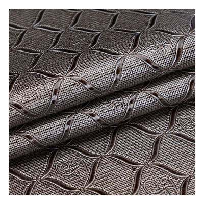 포트 도매 PVC 밝은 기하학적 패턴 인공 합성 가죽 포장 지갑 상자 노트북 가짜 가죽 천