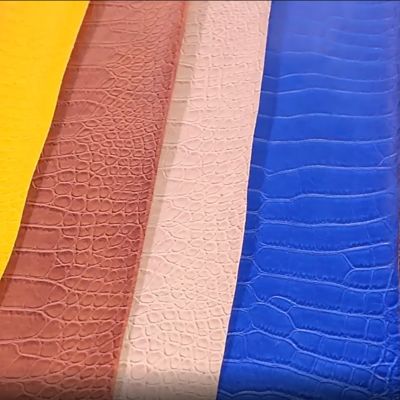 PVC 악어 가죽 인조 합성 가죽 지갑 상자 신발 노트북 인조 가죽