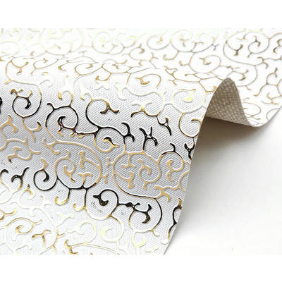 도매 PVC 골든 필름 엠보싱 스타일 인조 가죽 가방 포장 상자 신발 노트북 원단