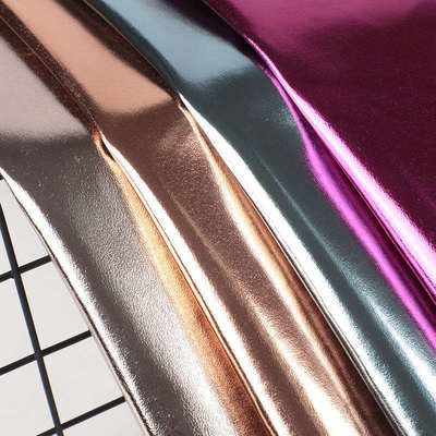 금속 필름 PU R61 양자 곡물 합성 가죽 의류 지갑 상자 신발 가방 노트북 가짜 가죽 직물