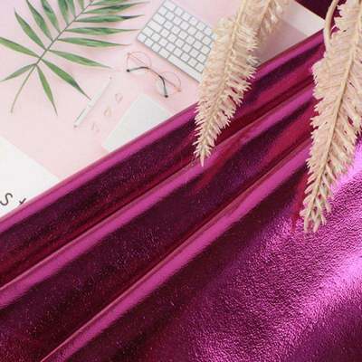 금속 필름 PU R61 양자 곡물 합성 가죽 의류 지갑 상자 신발 가방 노트북 가짜 가죽 직물